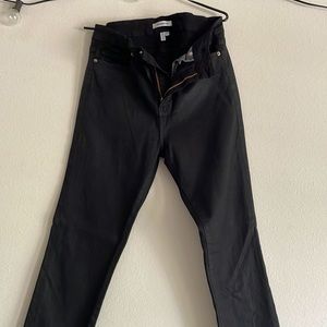 Good American coated jeans size 32 EUC - “metallic -ish”